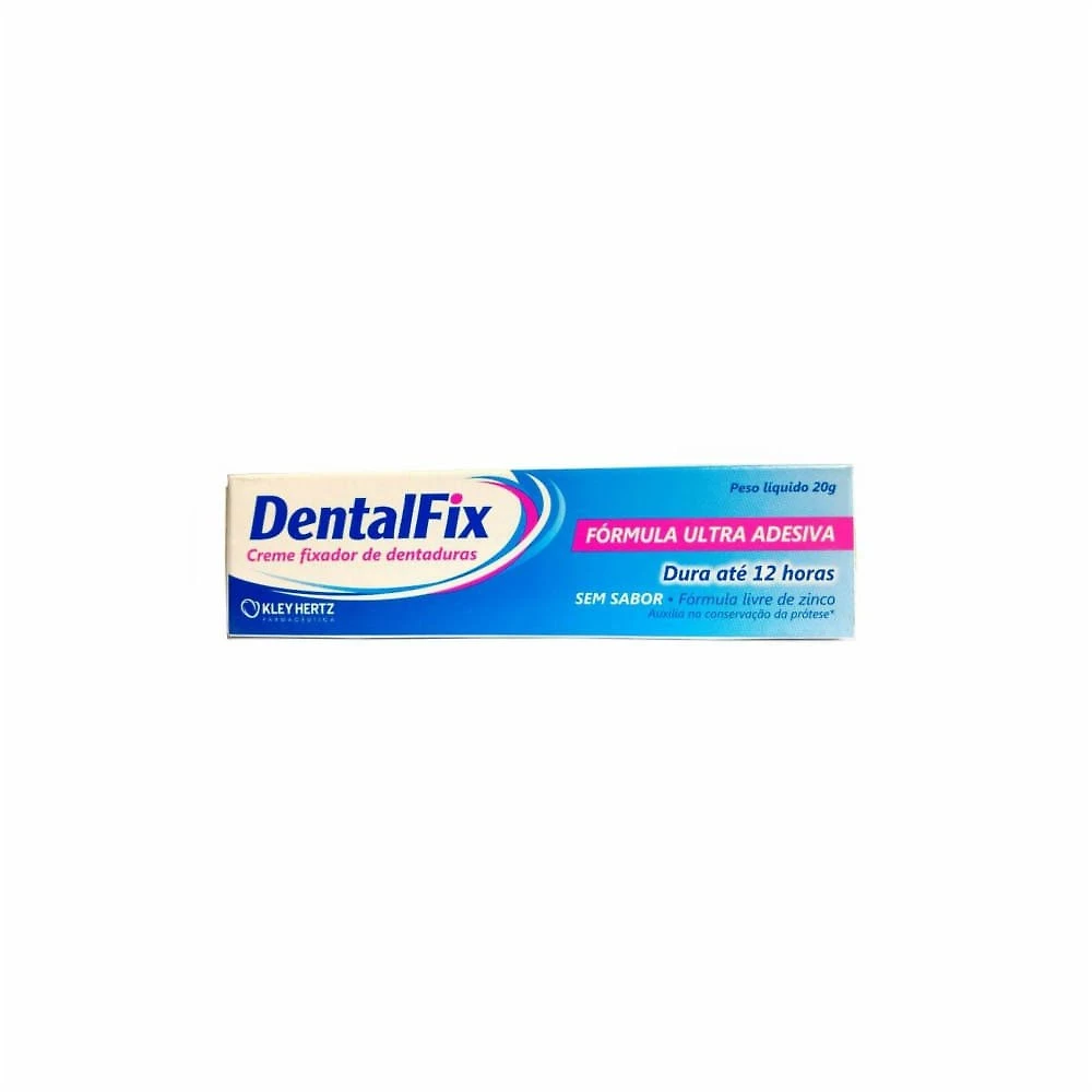 Creme Fixador De Dentaduras Dentalfix Sem Sabor 20g