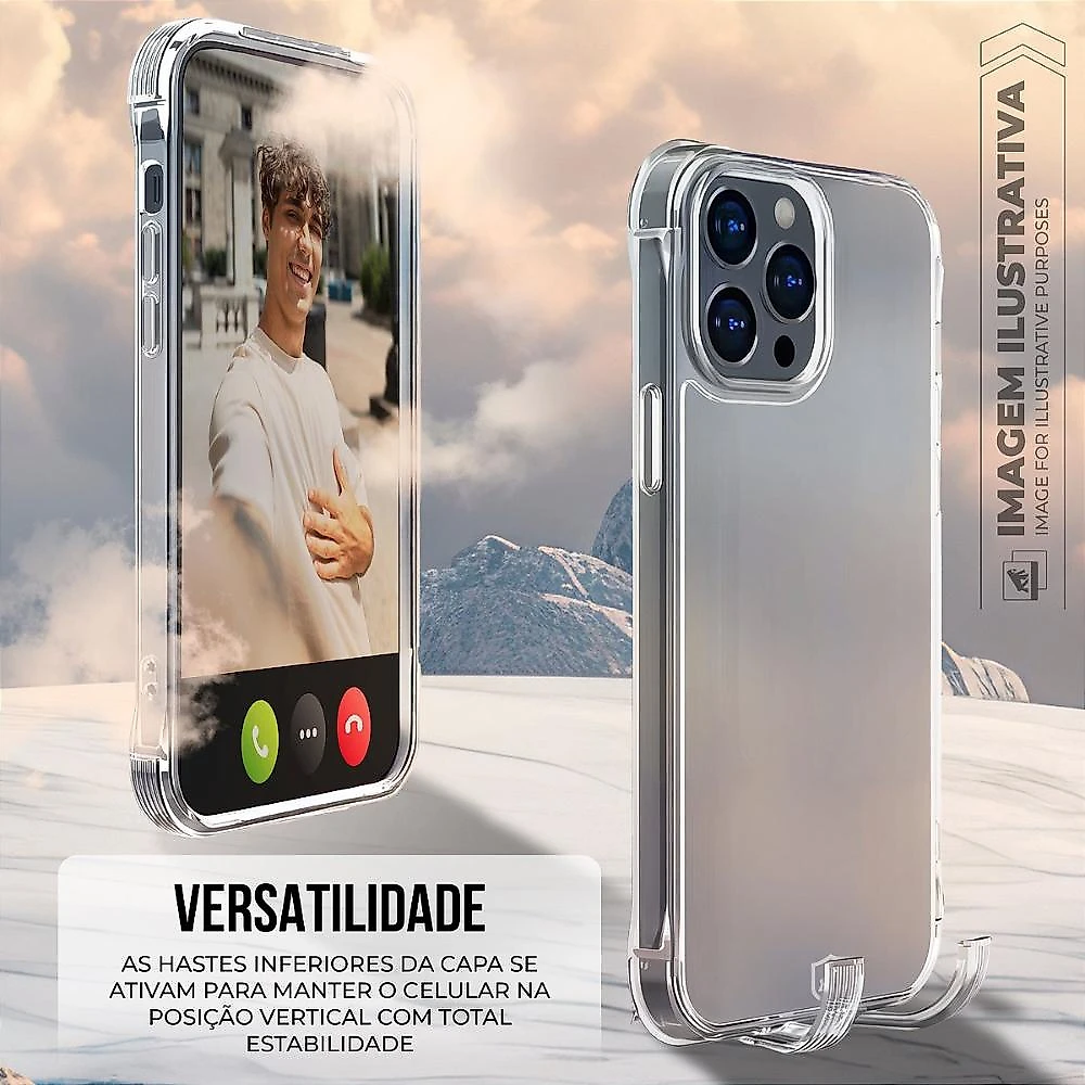 Capa case capinha para iPhone 16E - Lybrid - Transparente - Gshield