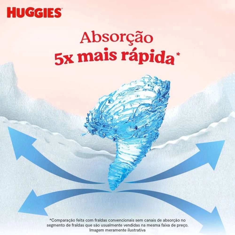 Miniatura Fralda Huggies Supreme Care Giga M Com 172 Unidades