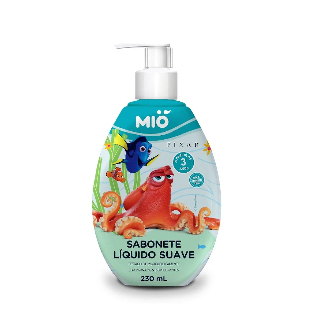 Sabonete Líquido Mió Pixar Nemo Suave 230ml