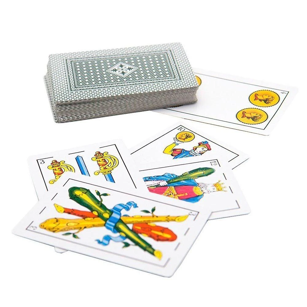 Kit 4 Baralhos Espanhol Truco 50 Folhas de Papel para Jogos Gici Sports