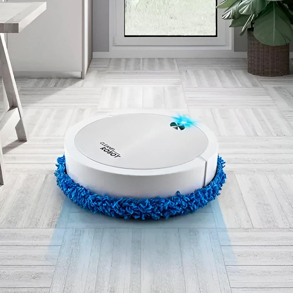 Robô De Limpeza Automático Passa Pano Recarregável