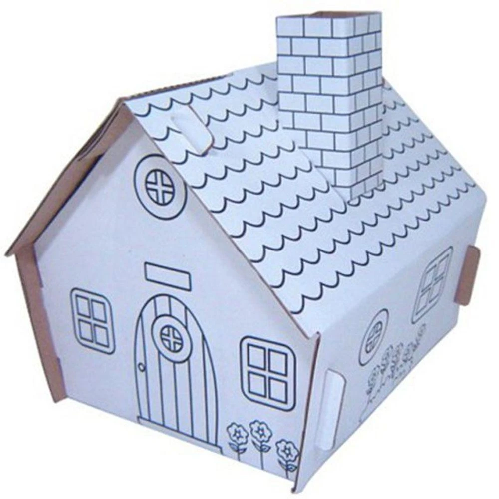 Kit De Papelão - Casa - Kits For Kids