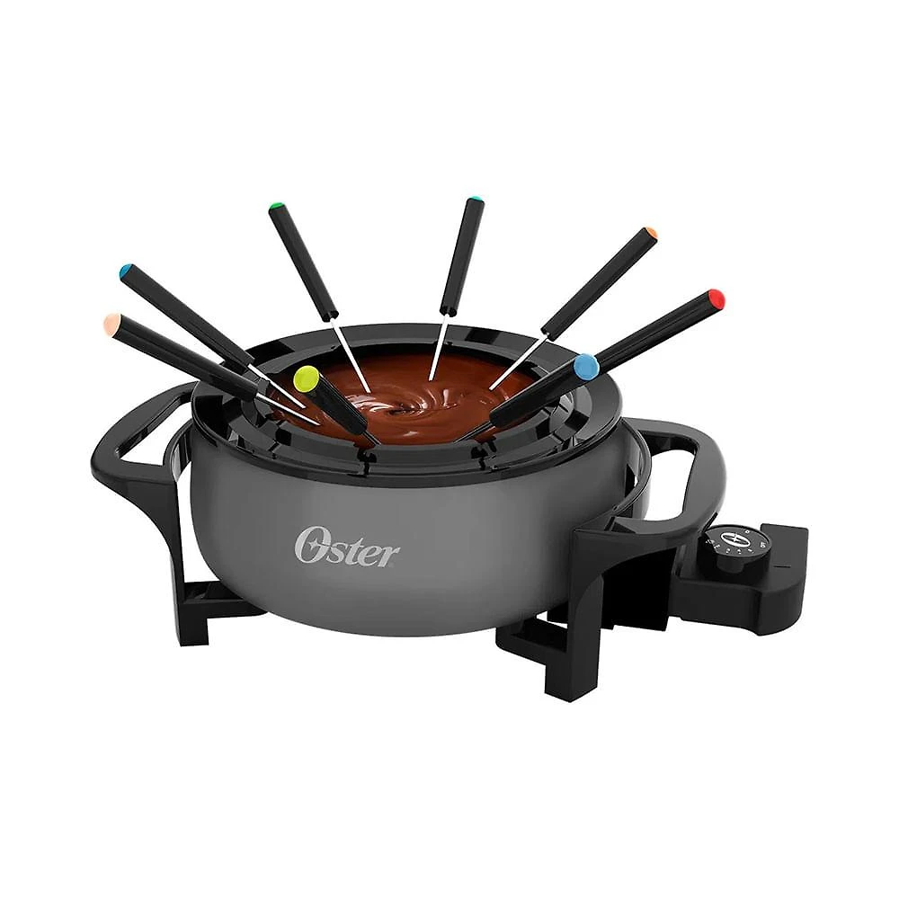 Panela elétrica para fondue cinza 220v - oster