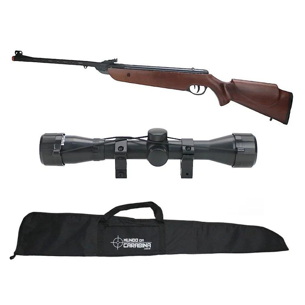 Carabina Rossi Dione Sport Mh Madeira 5.5+luneta 4x32 + Capa