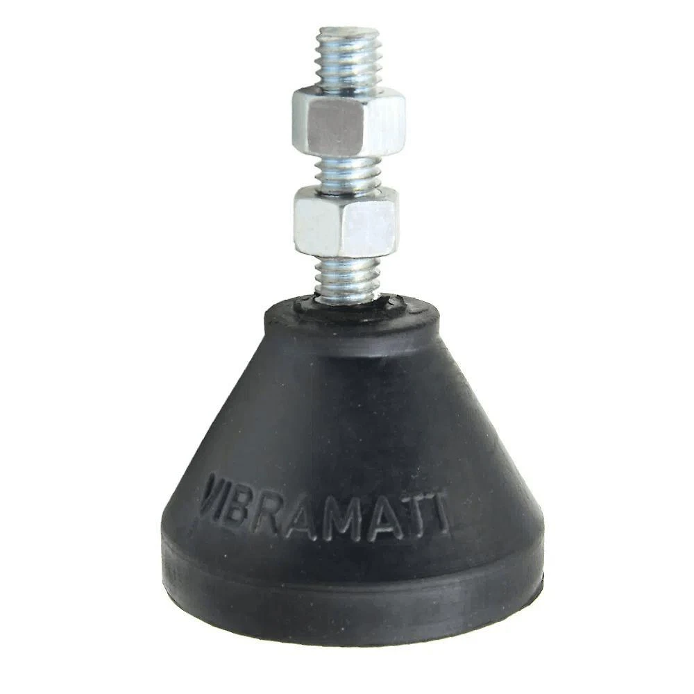 Amortecedor Vibramatt Extra-mini 3-8 Suporta 600kg Aco Estampado Bivolt