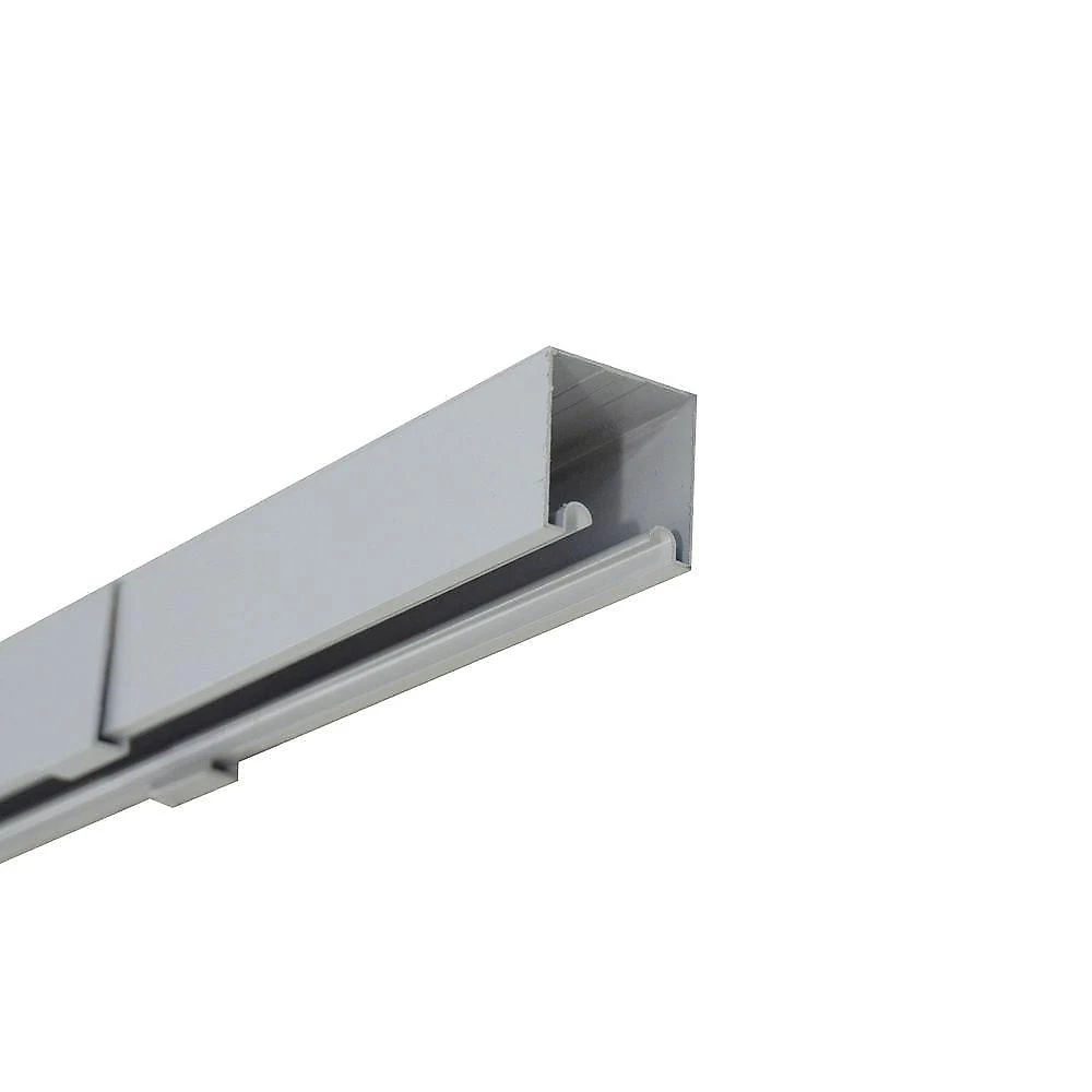 Porta De Correr Verniz Com Kit Alumínio Branco - 210x60
