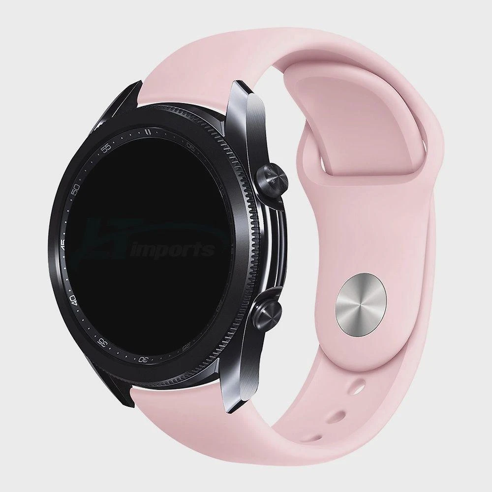 Pulseira Sport 22mm Compatível Com Samsung Galaxy Watch 3 45mm - Galaxy Watch 46mm - Galaxy Watch Lte 46mm - Gear S3 Fro