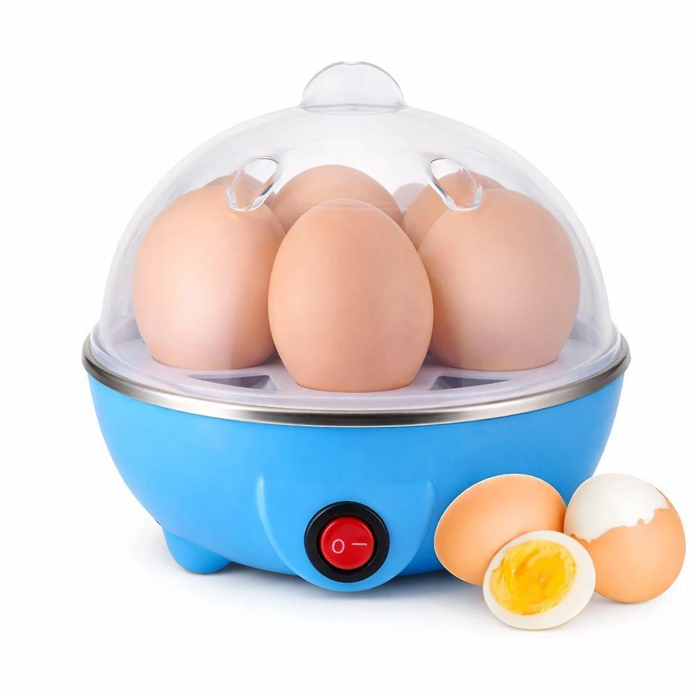 Cozedor de Ovos Elétrico Portátil 110V para 7 Ovos com Desligamento Automático Branco Utimix