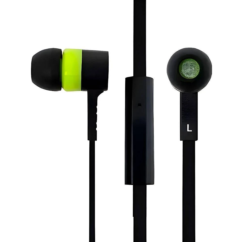 Fone de Ouvido Intra-auricular com Fio com Microfone Driver 10mm 3,5mm Preto