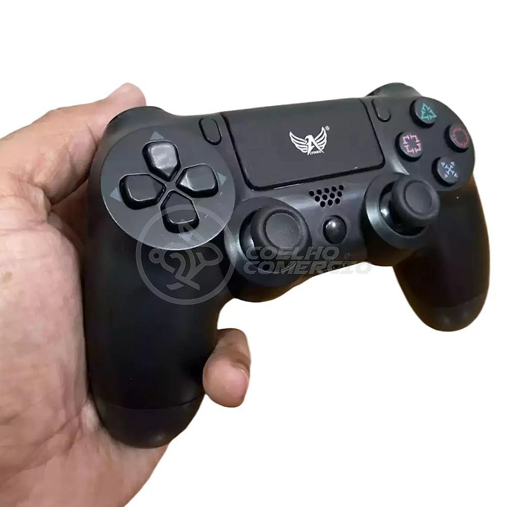 Controle para Videogame Smart Tech ALTO-4W Compatível com Playstation 4 Bluetooth sem Fio Preto