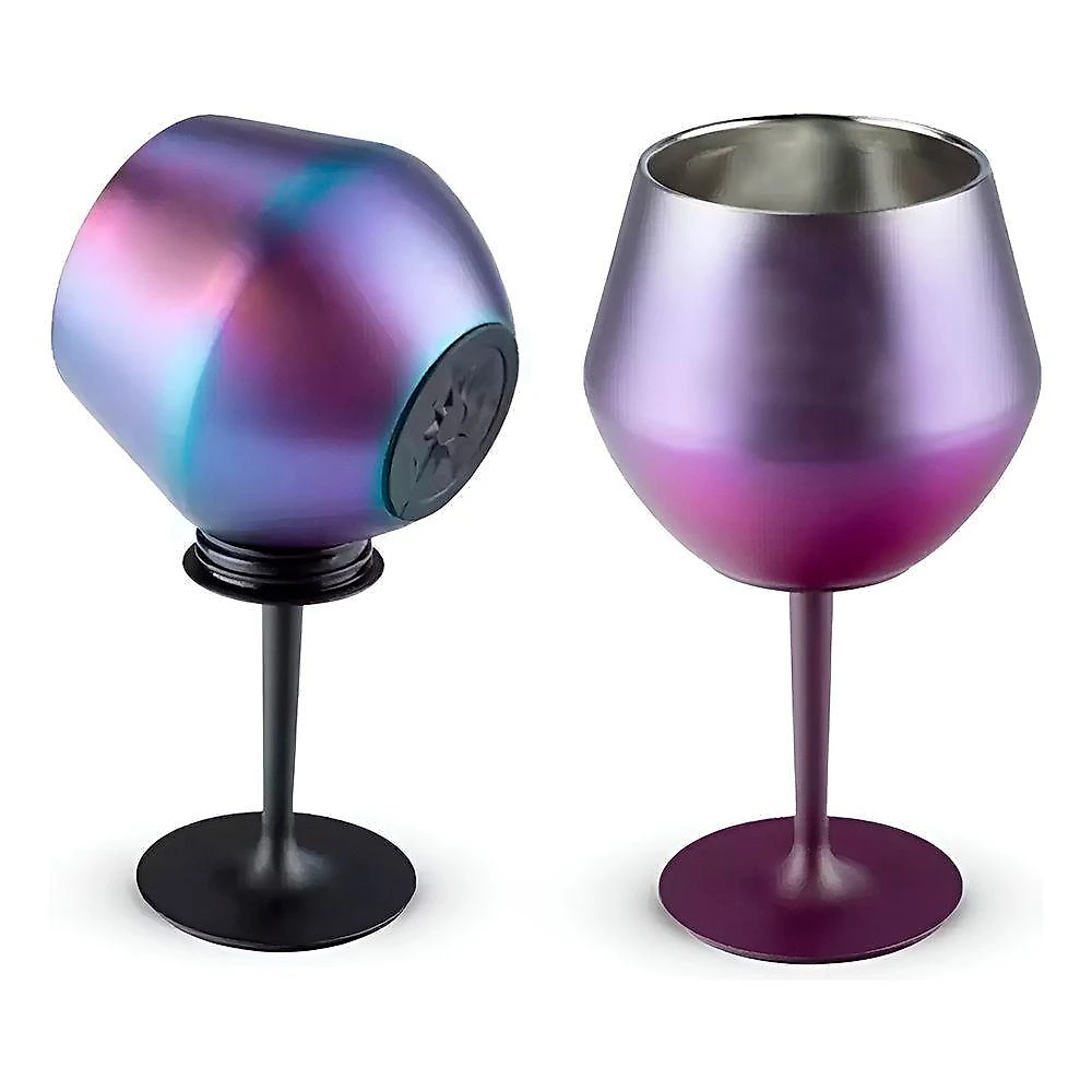 Taça Térmica Haste Removível Isolamento 2 Em 1- 420ml – Aço Inox, Isolamento Parede Dupla laranja