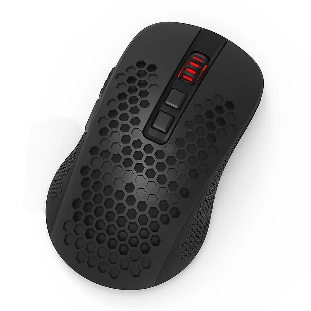 Mouse Sem Fio Gamer Redragon Hana M694 RGB, 7200 DPI, Ambidestro, 1000Hz, USB Tipo-C, Preto - M694-RGB