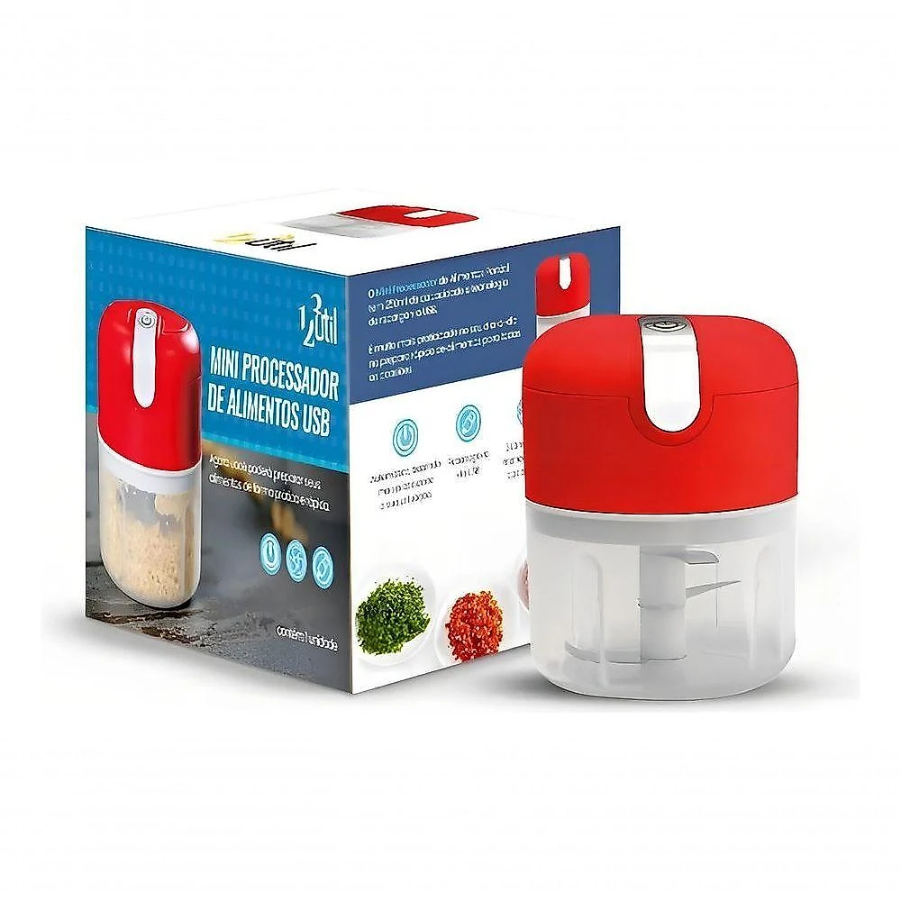 Multiprocessador Ud699 30W Vermelho para Facilitar o Preparo de Receitas no Dia a Dia 110V