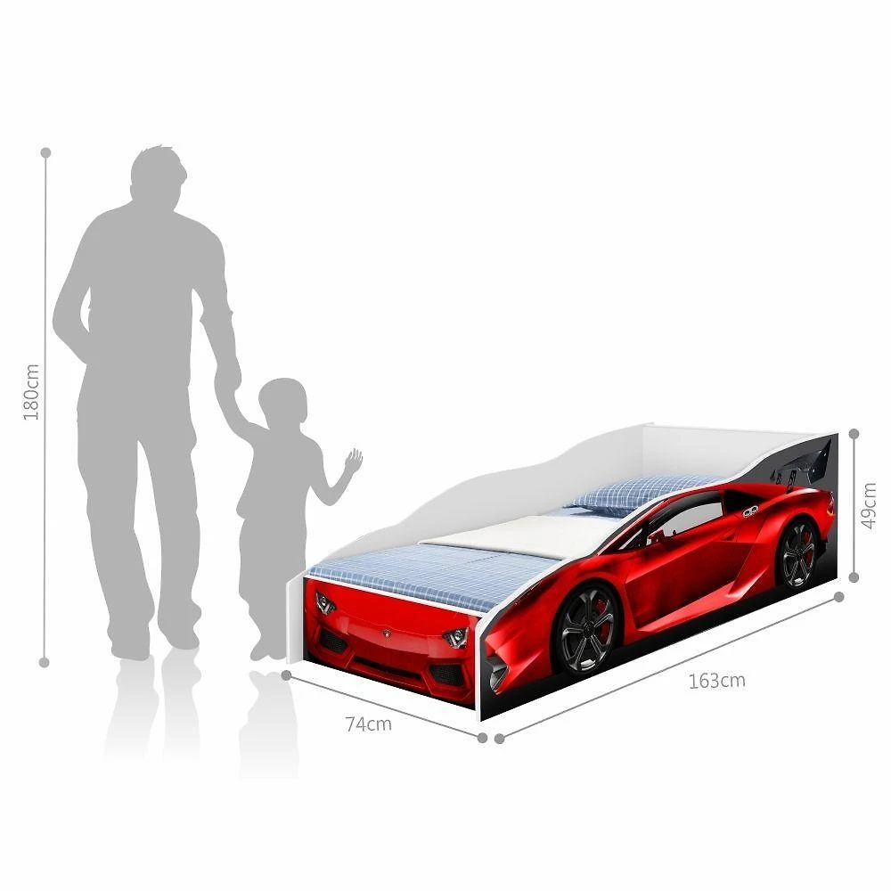 Cama Infantil Carro Vermelho
