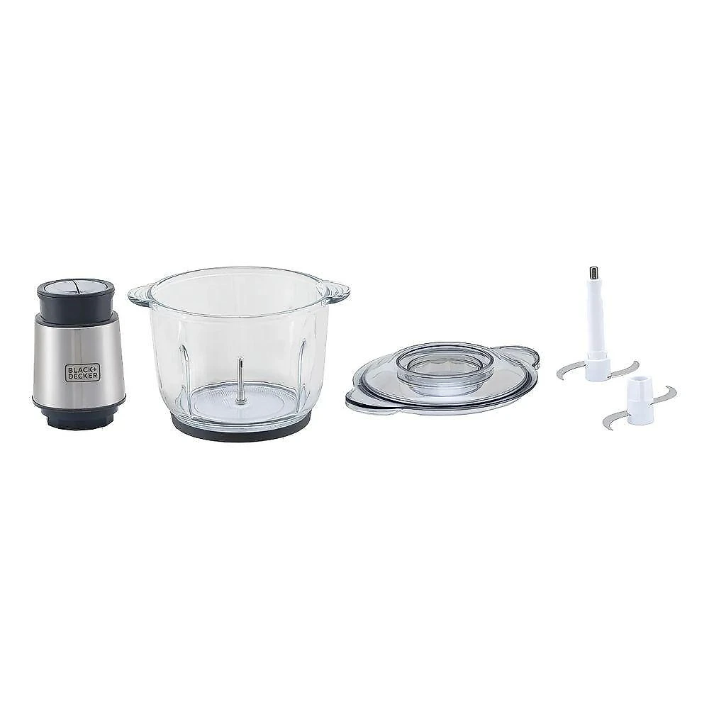 Processador de Alimentos Black + Decker MP300G 6 Funções 2 Velocidades 300W 220V