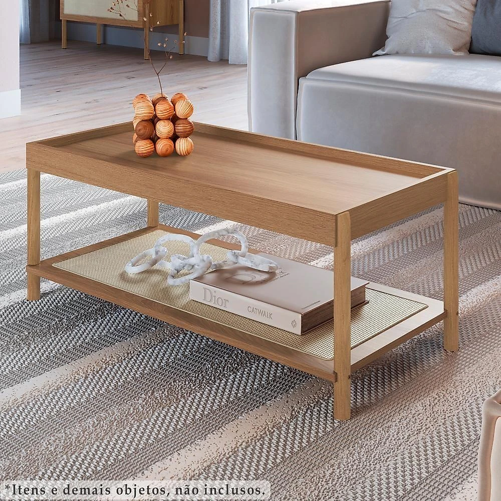 Mesa De Centro 93 Cm Pes Madeira Oslo 27961 Hanover Artesano Hanover