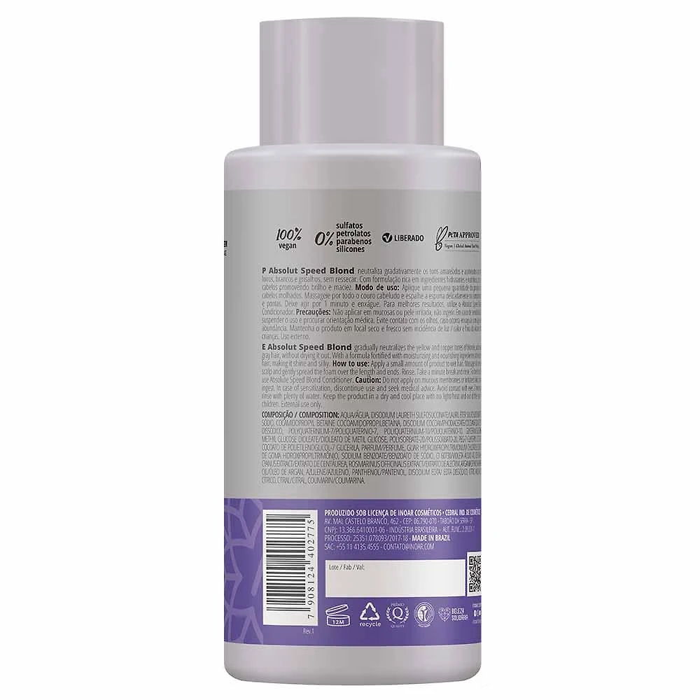 Shampoo inoar speed blond