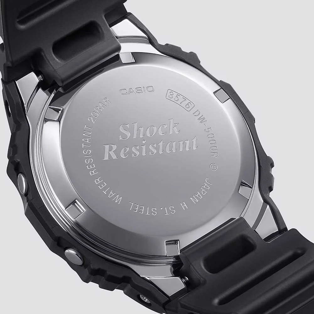 Miniatura Relógio Casio G-Shock DW-5000R-1ADR Revival 40 anos *Made in Japan