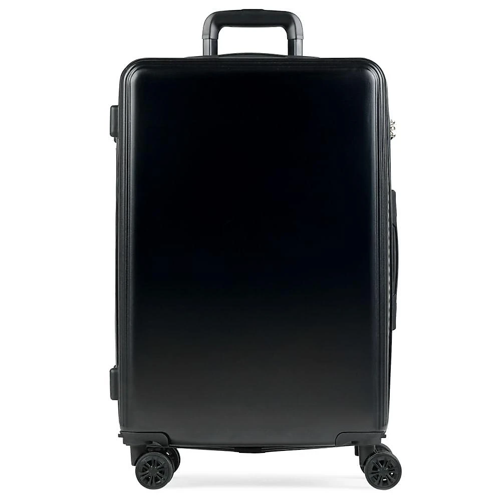 Mala de viagem grande 32kg abs 4 rodas my way preta preto - g