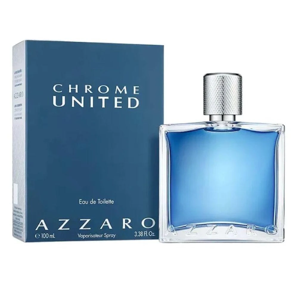 Perfume Chrome United Masculino Eau de Toilette Fougère Aromático Cítrico 100ML