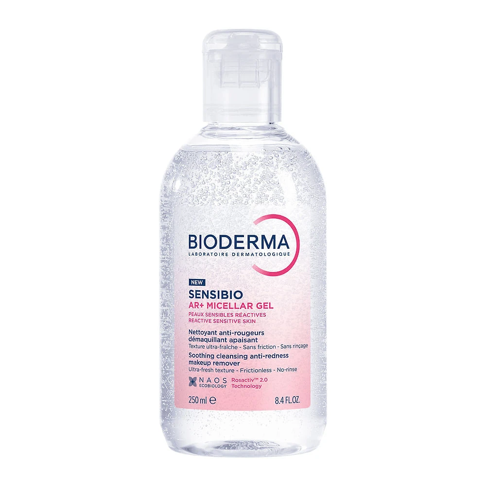 Sensibio Bioderma AR Micellar Gel Limpeza Anti-Vermelhidão 250ml