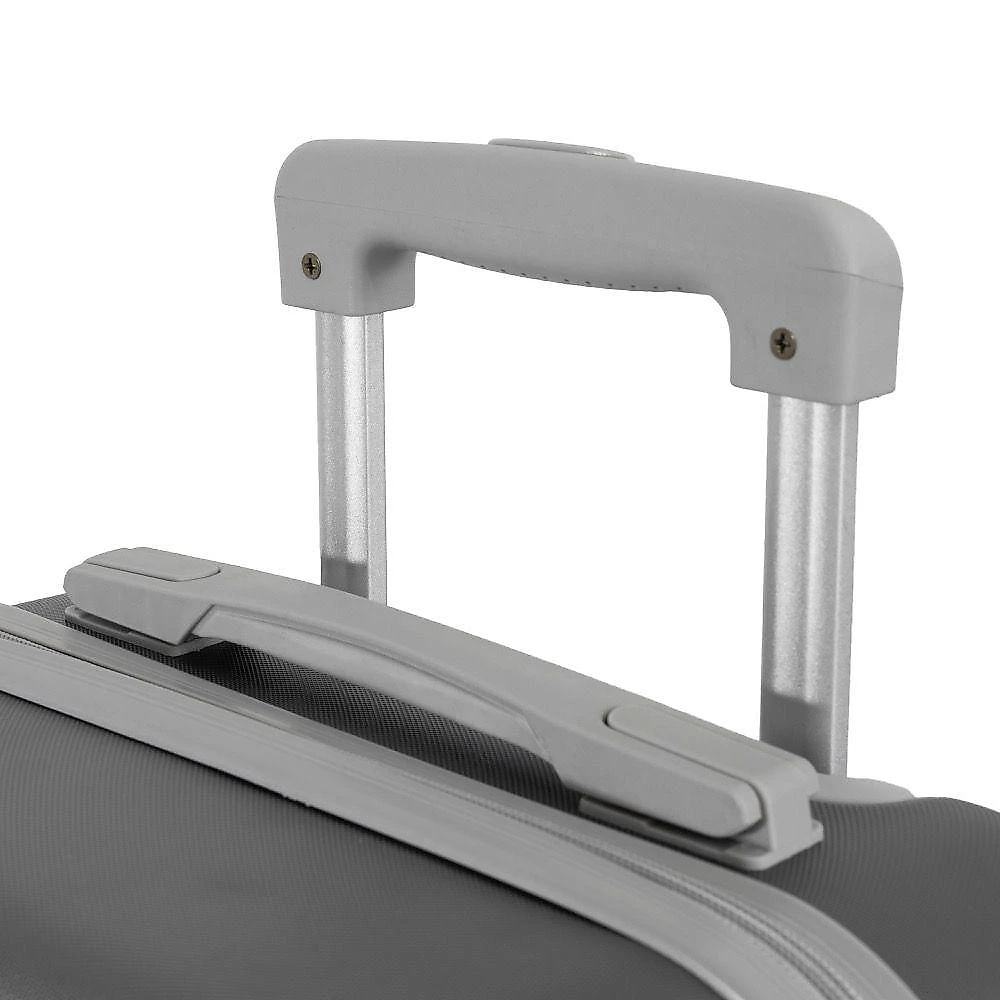 Mala de Viagem Média ABS IKA Scorpion Cadeado Embutido Cinza M