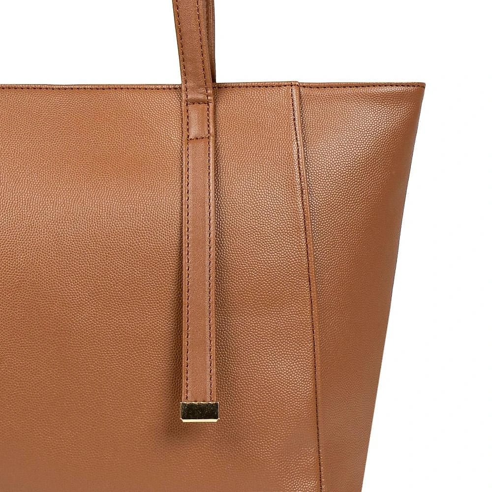 Bolsa de Ombro Feminina Média Alça Alongada Tote Caramelo Caramelo