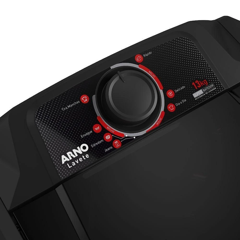Tanquinho de Lavar Roupa Colormaq Lavete 13KG Semiautomática Preto 110V