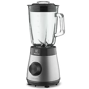 Liquidificador Electrolux EBS30 Aço Inox Escovado/Preto com Copo de Vidro 700W e 5 Velocidades 110V