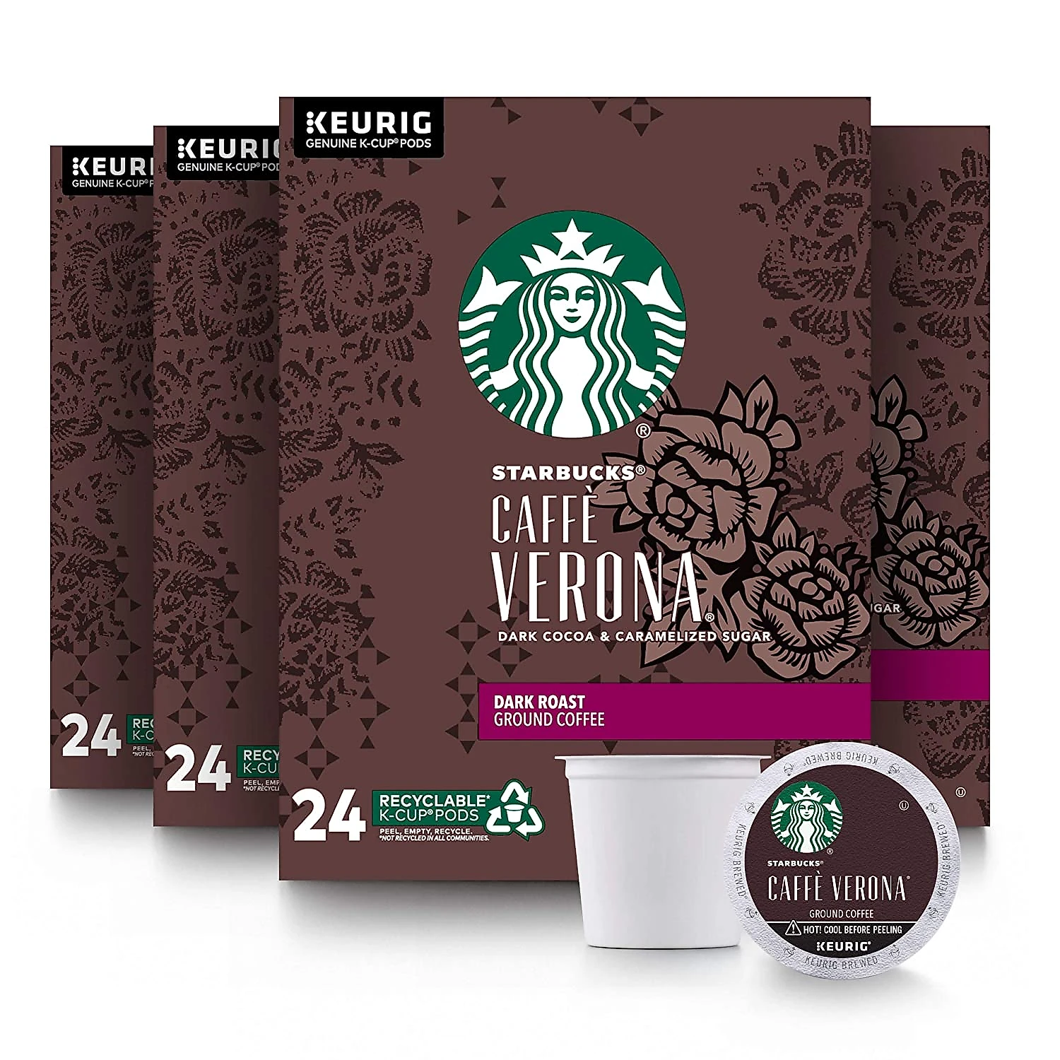 Keuring Kcup Starbucks Café Verona Torra Escura 96u