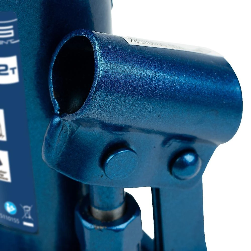 Macaco hidráulico garrafa 2t elevação 181-345mm stels 5110155 válvula de segurança