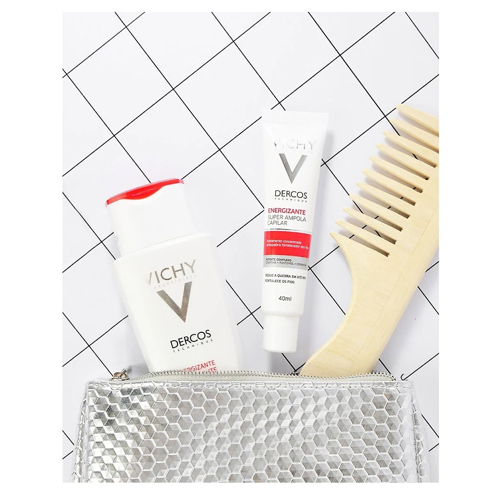 Miniatura Dercos Shampoo Energizante Vichy - Shampoo para Enfraquecimento Capilar e Queda 200ml