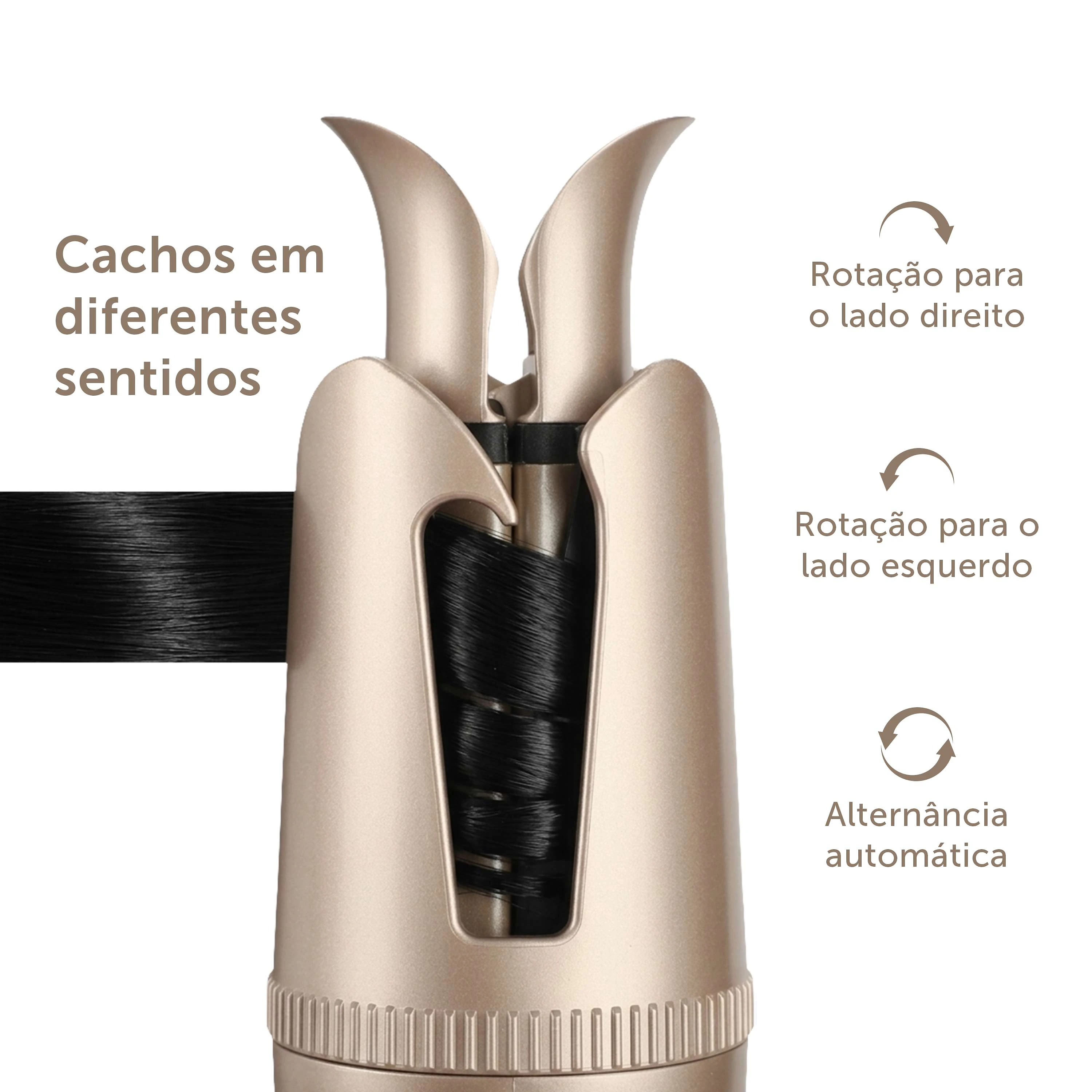 Miniatura Prancha e Modelador 2 em 1 Duo Styler be emotion | Bivolt