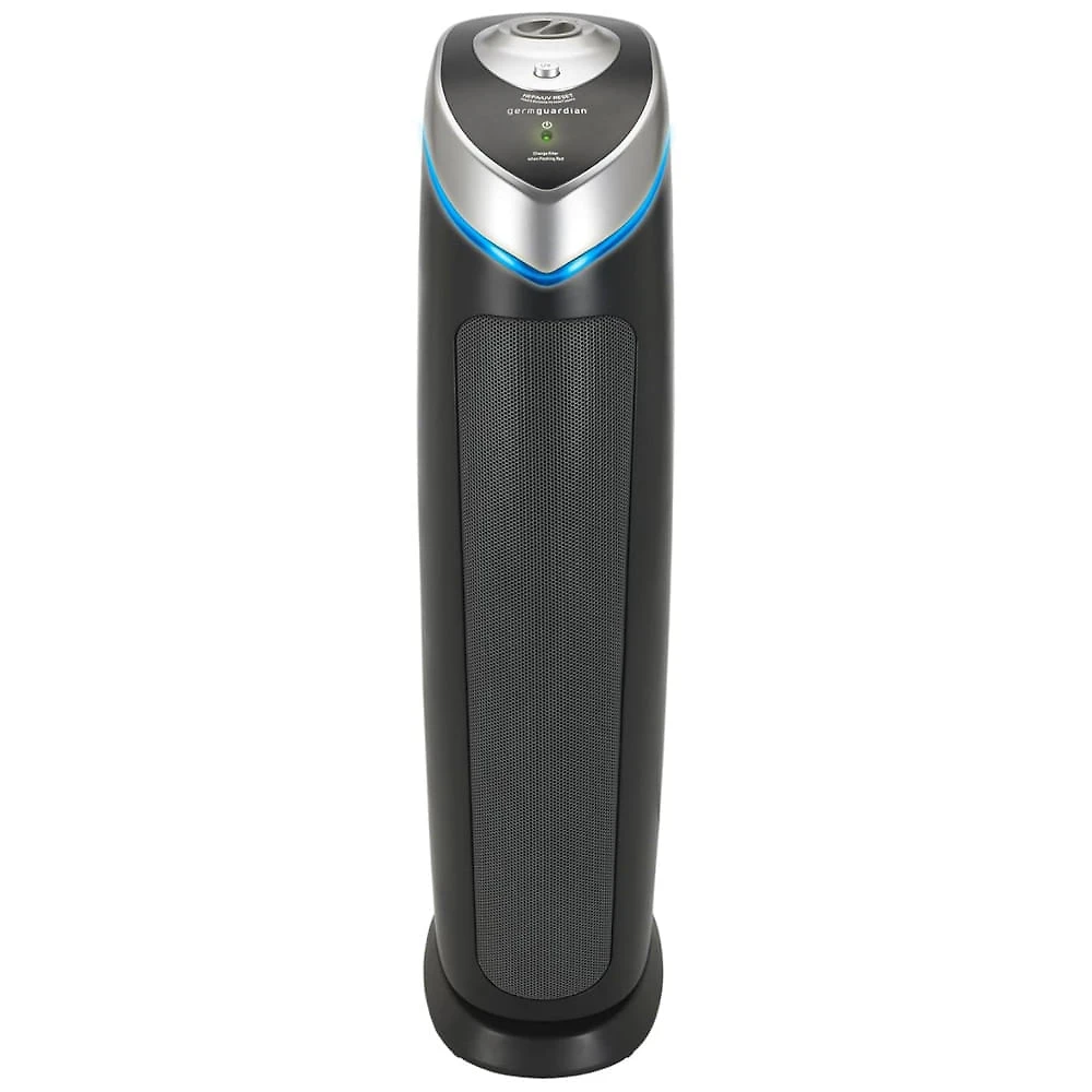 Purificador de Ar GermGuardian 3 em 1 HEPA para Ambientes de até 85 metros quadrados com Filtro HEPA e Redução de Odores por Luz UVC, AC5000E