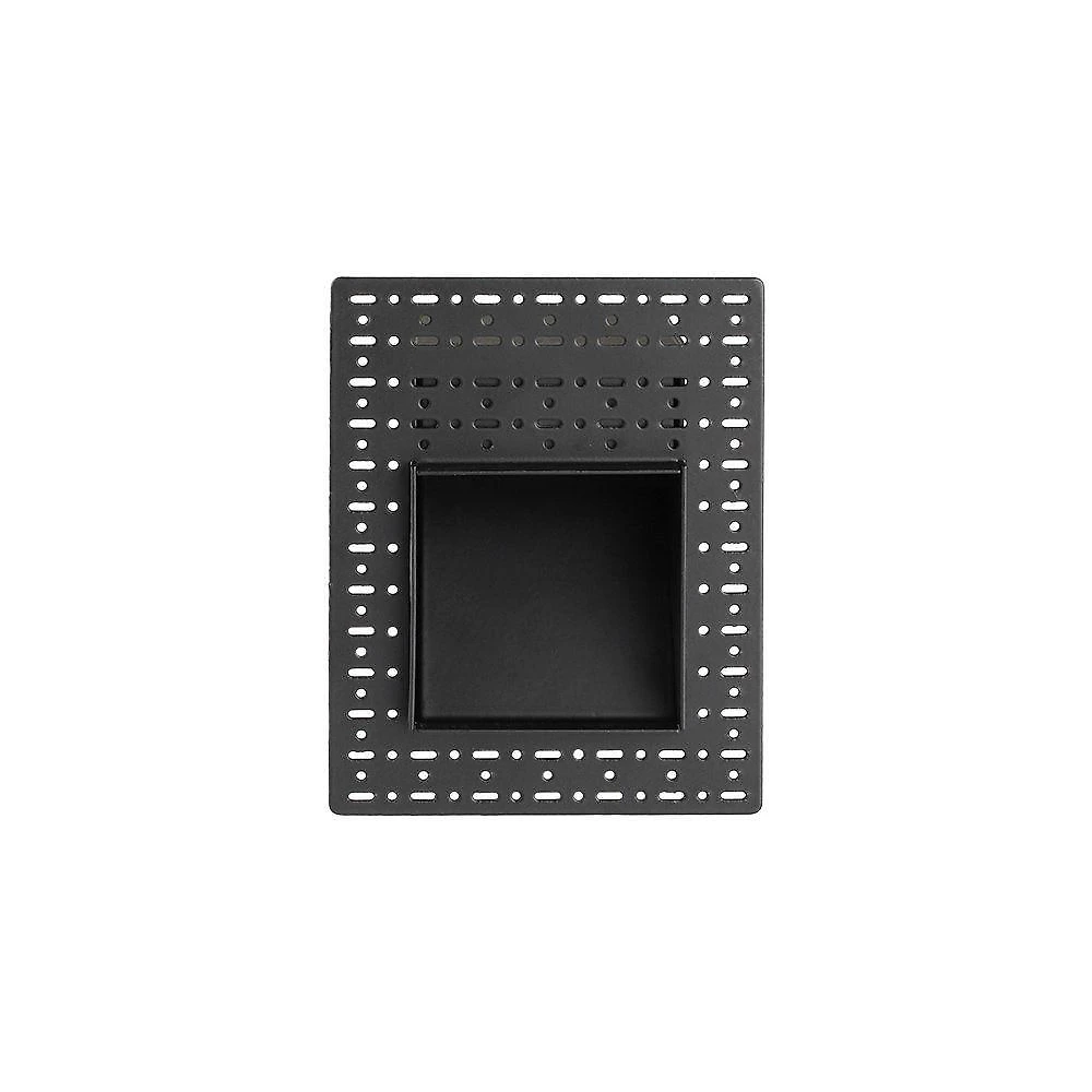 Balizador Nordecor Leue No-frame De Embutir Led 3w Bivolt Preto 3000k