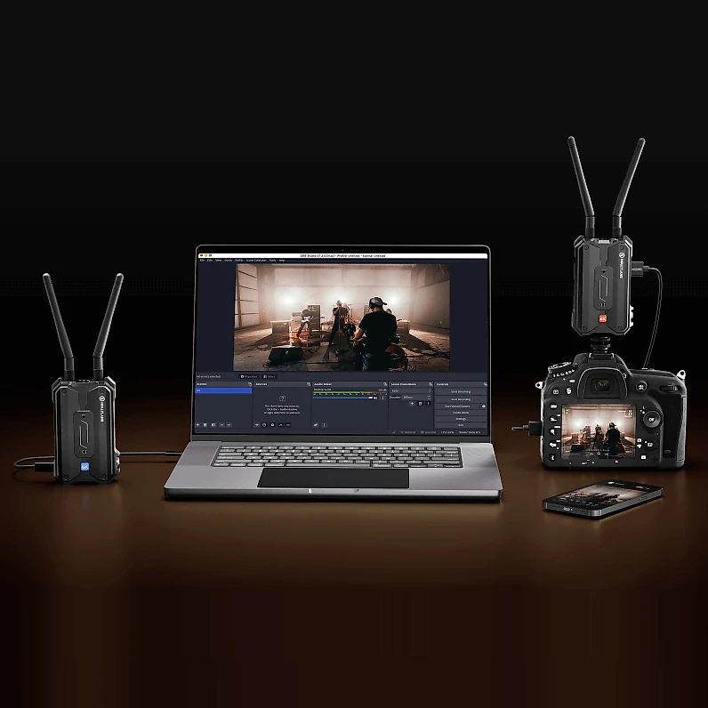 Sistema Transmissão Vídeo Hollyland Pyro H 4K HDMI Wireless