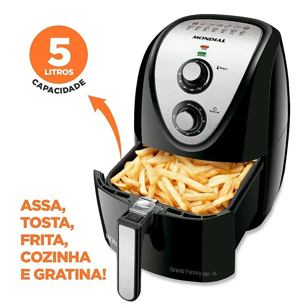 Fritadeira Air Fryer 5 Litros Afn-50-bi Mondial 127v/60hz 110V