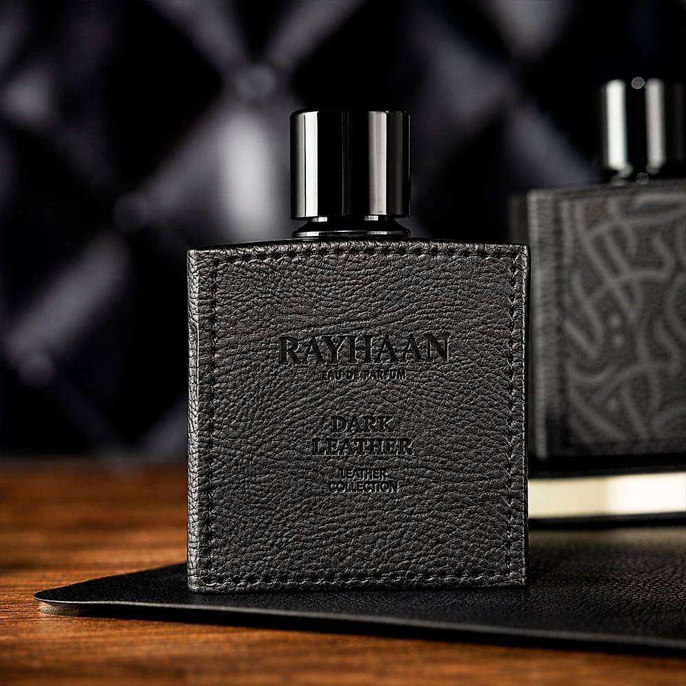 Perfume Rayhaan Dark Leather Masculino Eau de Parfum Aromático 100ML