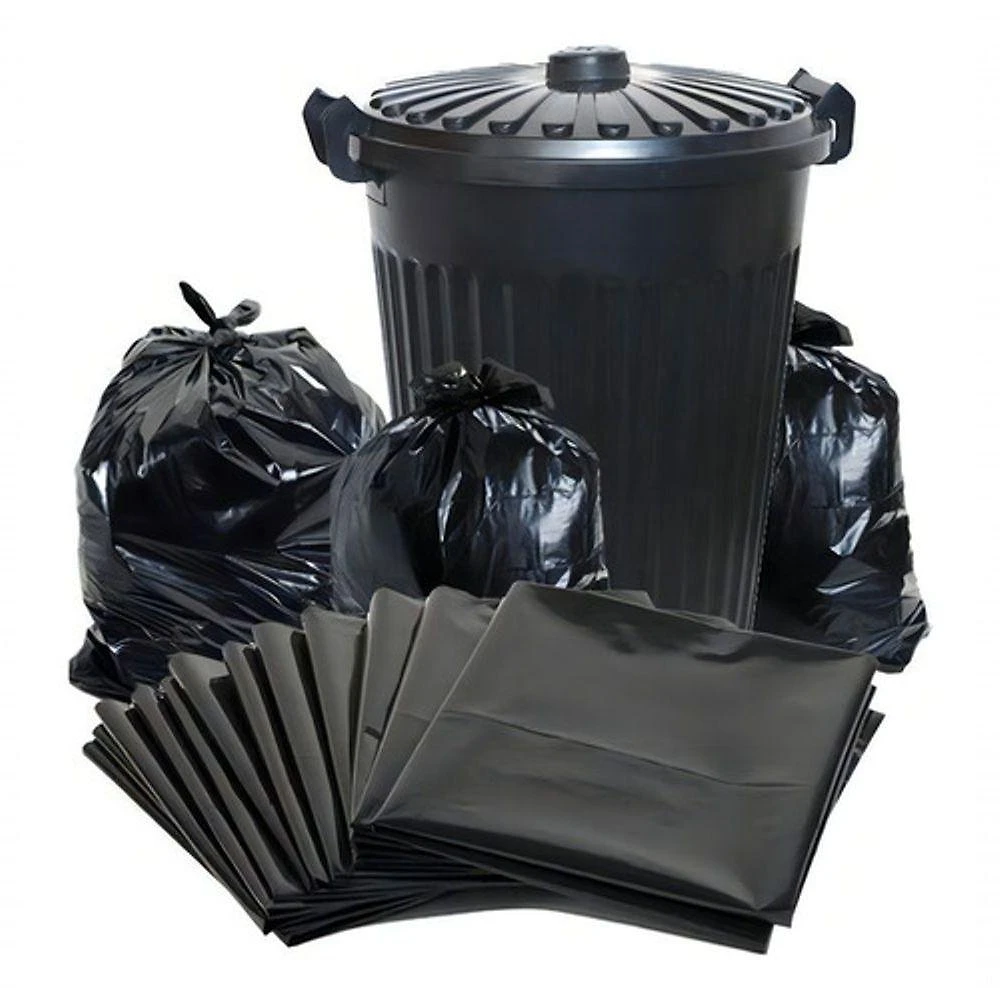 Saco para Lixo 30 Litros Preto com 100 Unidades para Descarte Higipack