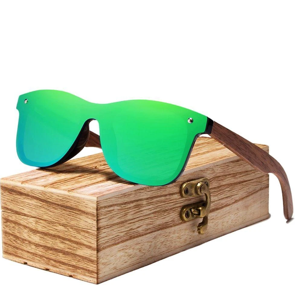 Óculos Artesanal Madeira Natural Kingseven Proteção Uv400
