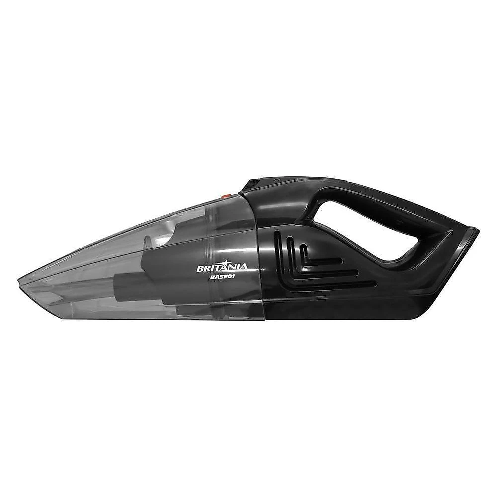 Aspirador portátil britânia base01 60w 0,6l pó e Água com lanterna cinza bivolt