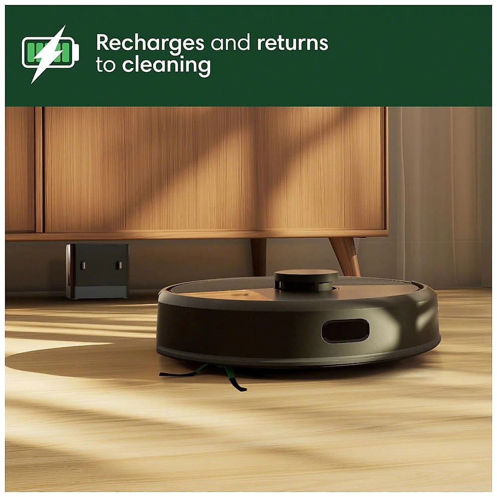 Robô Aspirador iRobot Roomba 105 Vac Preto com Navegação LiDAR, Sucção Potente e Recarga Automática