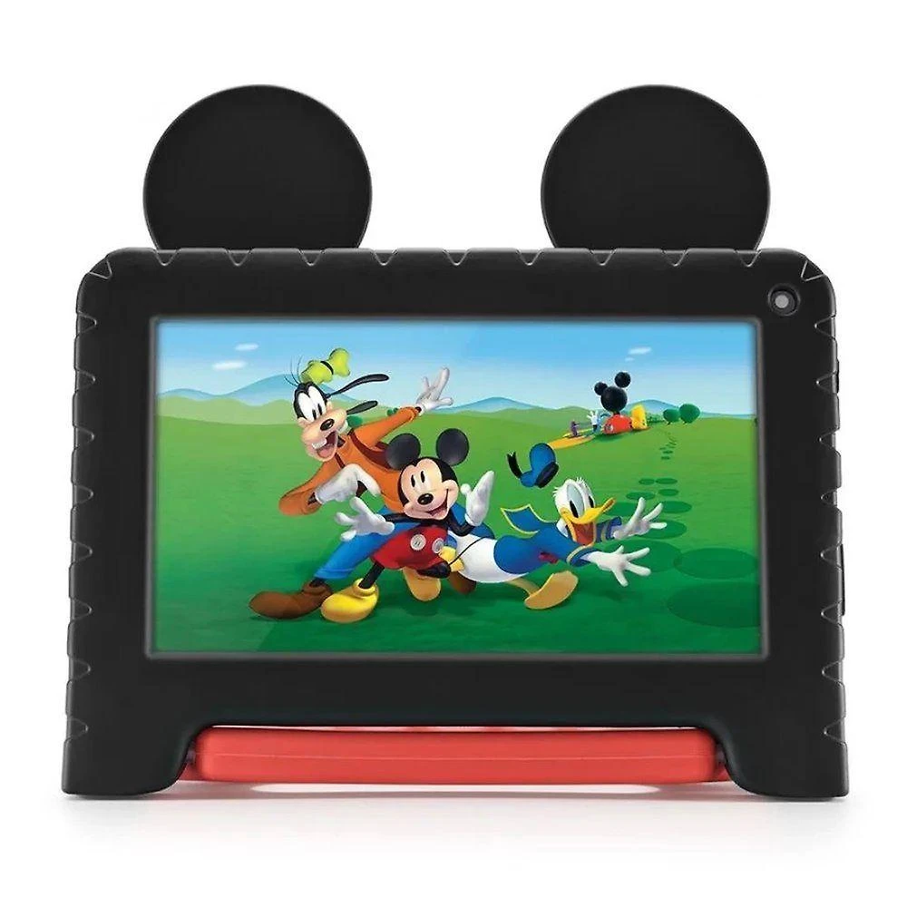 Tablet NB413 7" 64GB com Processador Quad Core e Case Preto, Vermelho Android