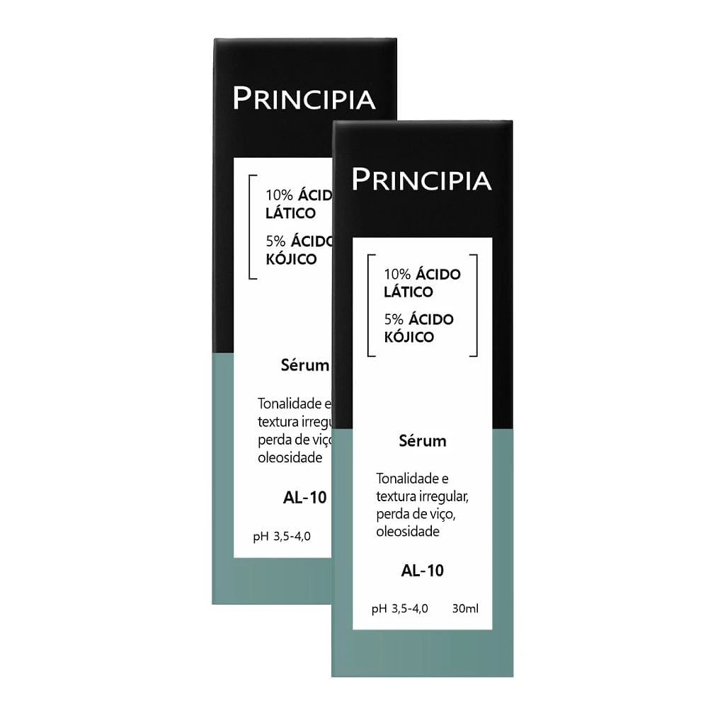 Miniatura Kit 2 Sérum Principia Ácido Lático e Ácido Kójico AL-10 30ml