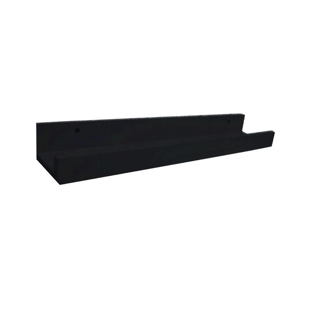 Prateleira [F031] 50CM em MDF para Organização Multiuso Preto