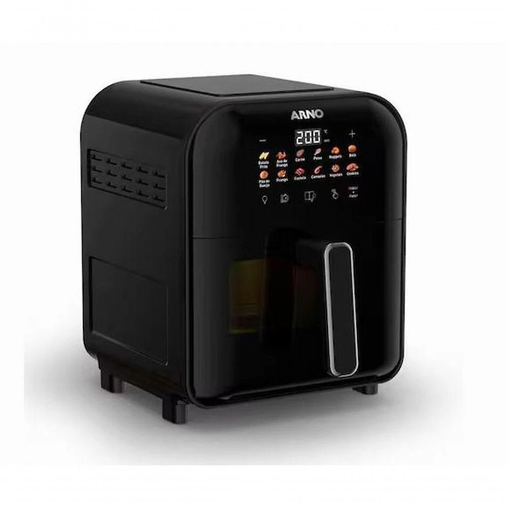 Fritadeira Sem óleo Air Fryer Easy Fry Afi6 6 Litros Arno 110V Preto