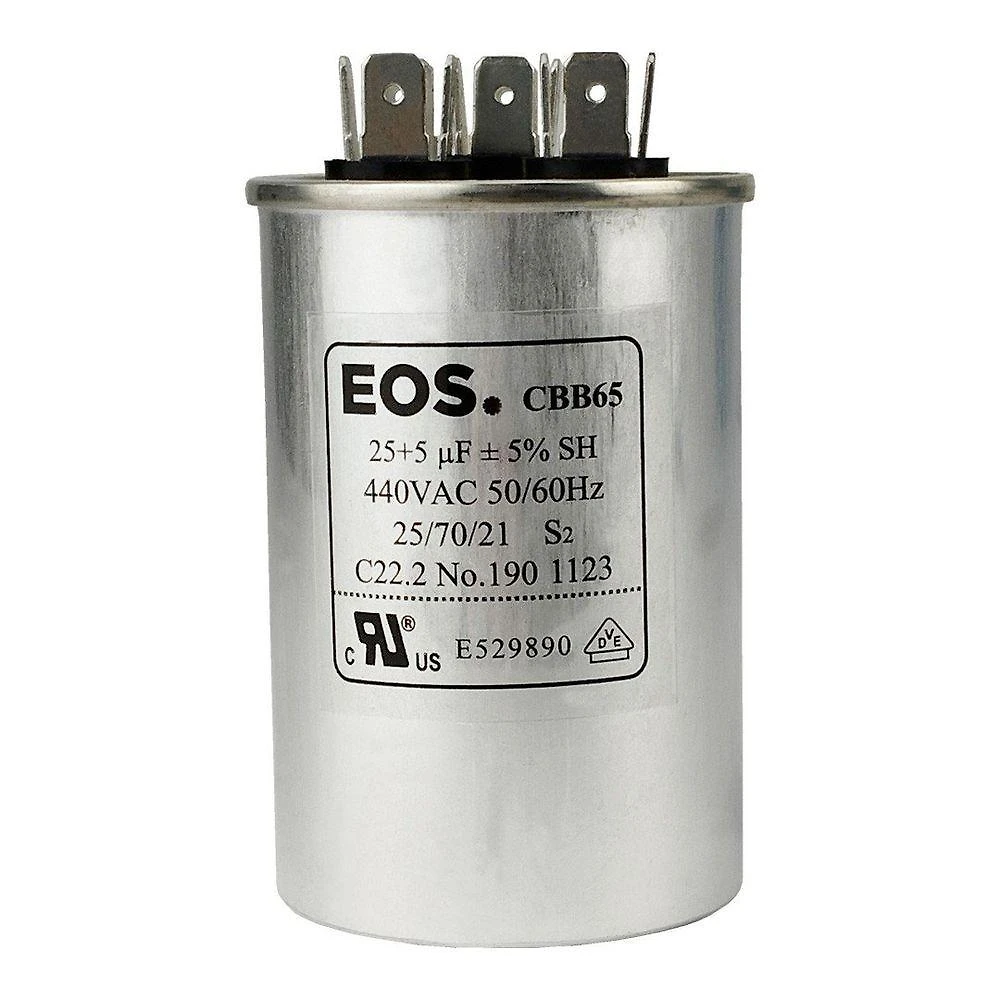 Capacitor 25 + 5uf 440v