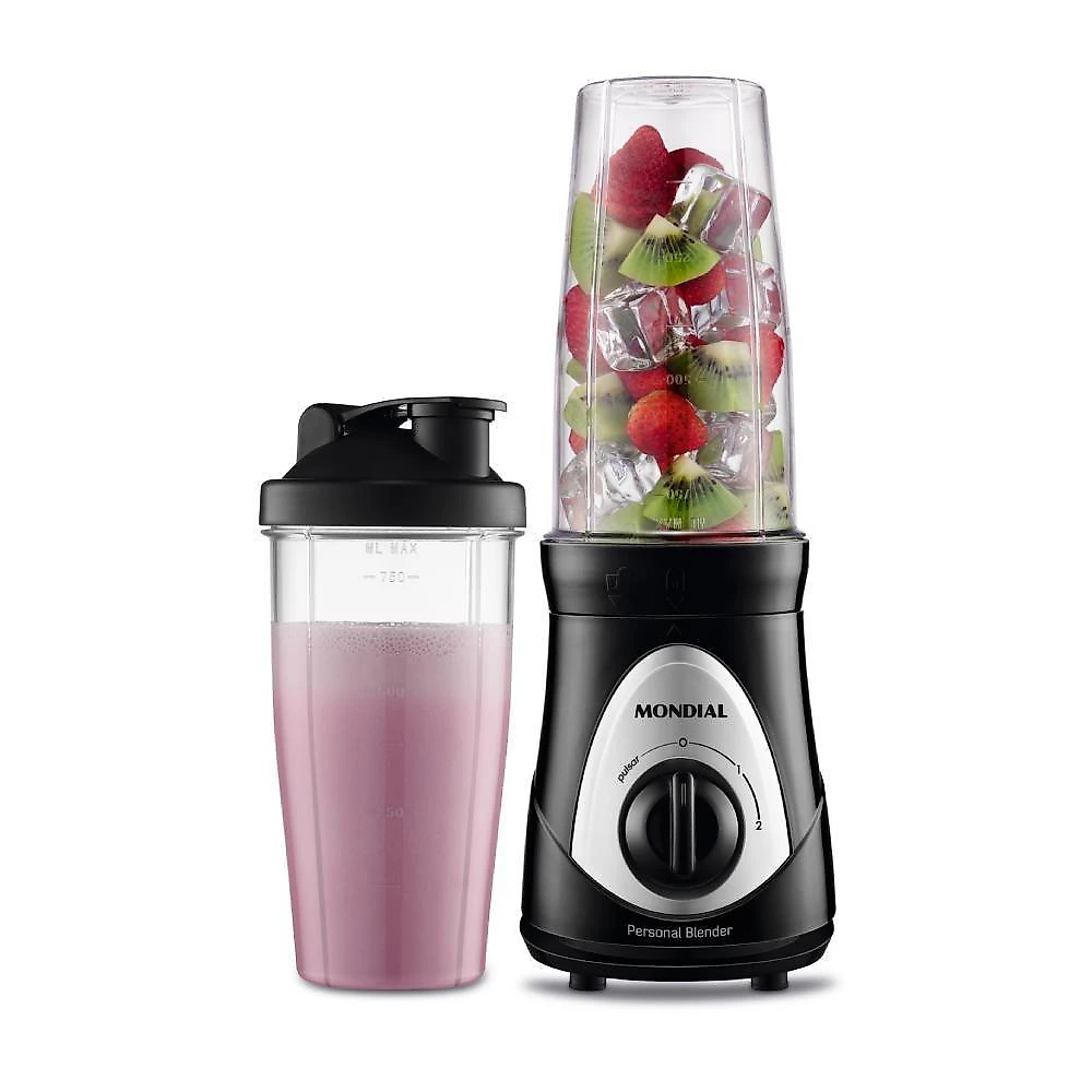 Liquidificador mondial personal blender 300w preto 127v 78670-01 110v