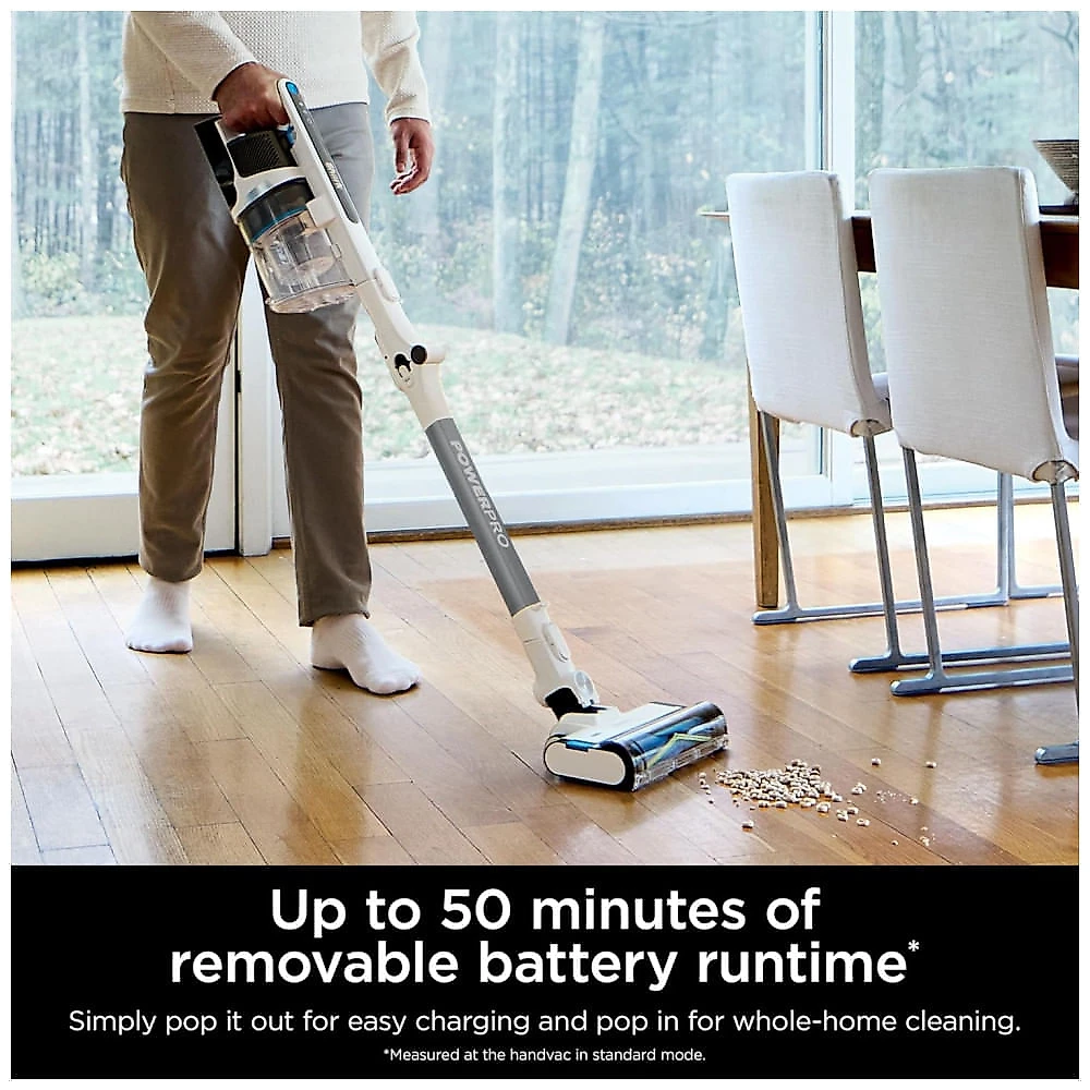 Aspirador de Pó sem Fio Shark PowerPro Flex Reveal Plus, Tecnologia DirtReveal FloorDetect, Filtro HEPA, para Carpetes e Pisos Duros
